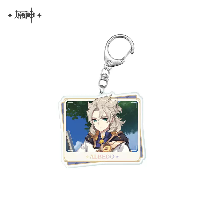 Genshin Impact Character PV Series Acrylic Pendant Keychain