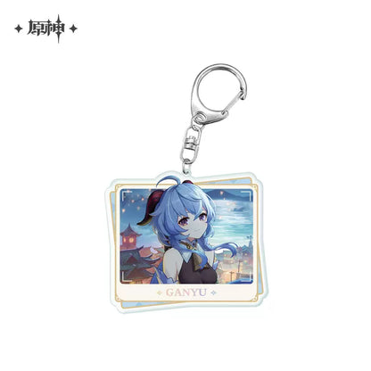 Genshin Impact Character PV Series Acrylic Pendant Keychain