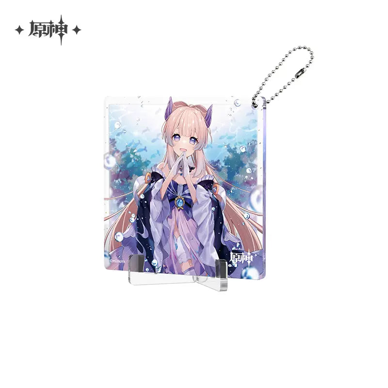 Genshin Impact Fateful Day Series Coaster Keychain