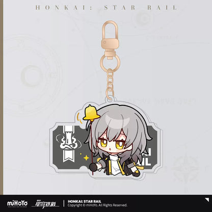 Honkai: Star Rail Pom-Pom Exhibition Hall Series Acrylic Pendant Keychain