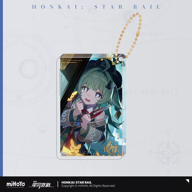 Honkai: Star Rail Light Cone Series Thick Acrylic Keychain Night Of Fright (In-Stock)