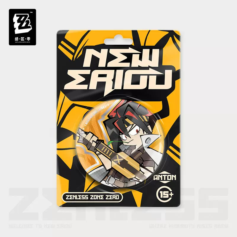 Zenless Zone Zero Ridu Series Chibi Badge Belobog Heavy Industries