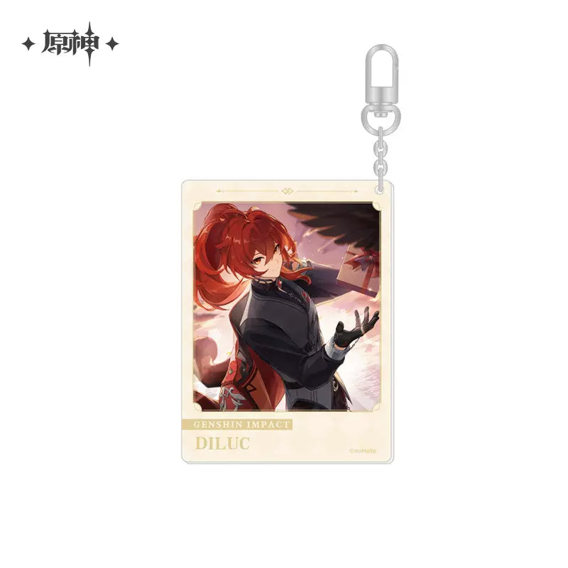 Genshin Impact Fateful Day Series Birthday Acrylic Keychain Vol 1