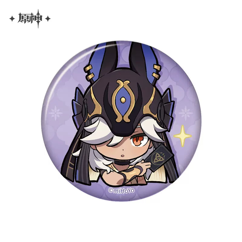 Genshin Impact Chibi Emoticon Series Badge Vol 3