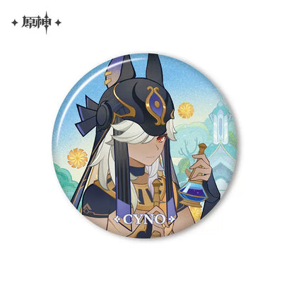 Genshin Impact Glittering Elixirs Themed Badge And Keychain