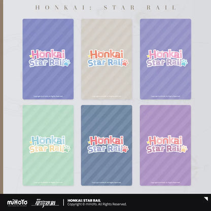 Honkai:Star Rail Tiny Cat Series Laser Ticket Card