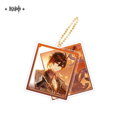 Genshin Impact Themed Series Double Acrylic Keychain