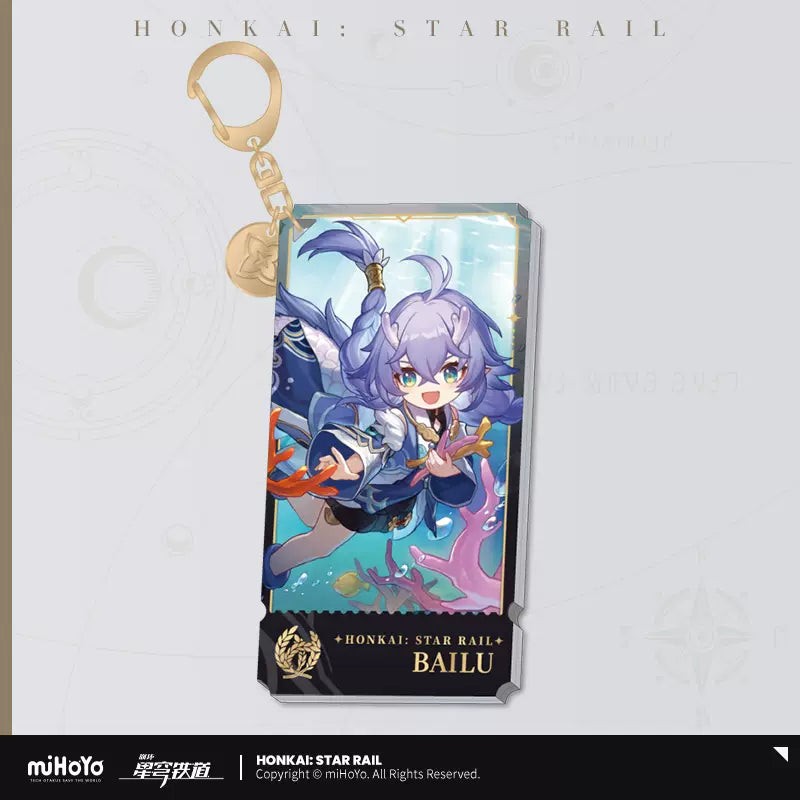 Honkai: Star Rail Abundance Path Character Art Series Acrylic Keychain