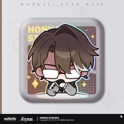 Honkai: Star Rail Pom-Pom Exhibition Hall Series Square Badge