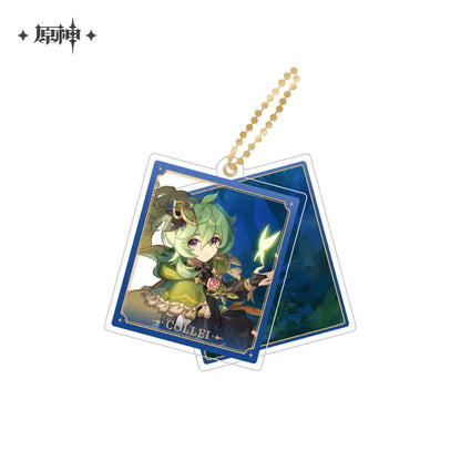 Genshin Impact Themed Series Double Acrylic Keychain