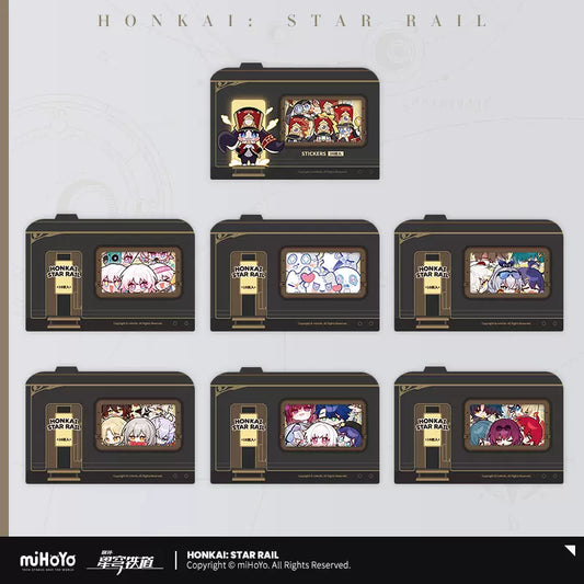 Honkai: Star Rail Pom-Pom Exhibition Hall Series Chibi Series Sticker Pack