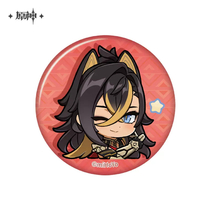 Genshin Impact Chibi Emoticon Series Badge Vol 3