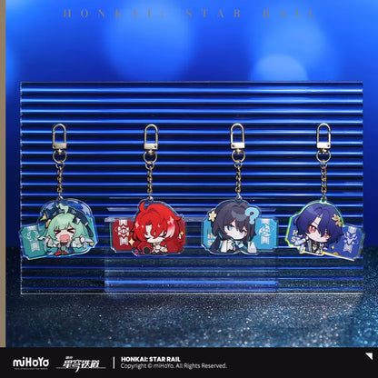 Honkai: Star Rail Pom-Pom Exhibition Hall Series Acrylic Pendant Keychain