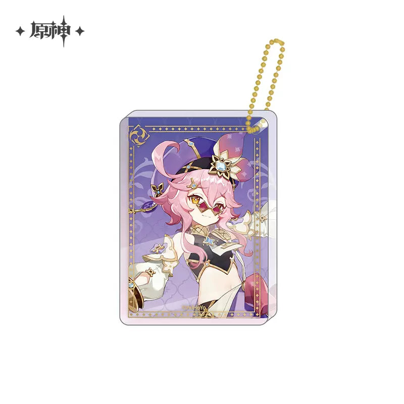 Genshin Impact Themed Series Character Thick Acrylic Keychain