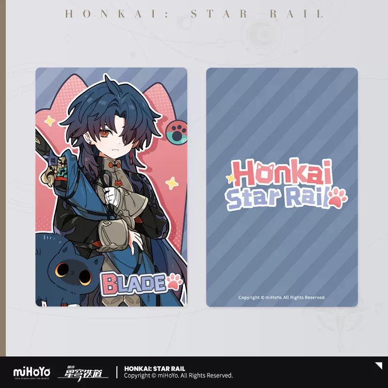 Honkai:Star Rail Tiny Cat Series Laser Ticket Card