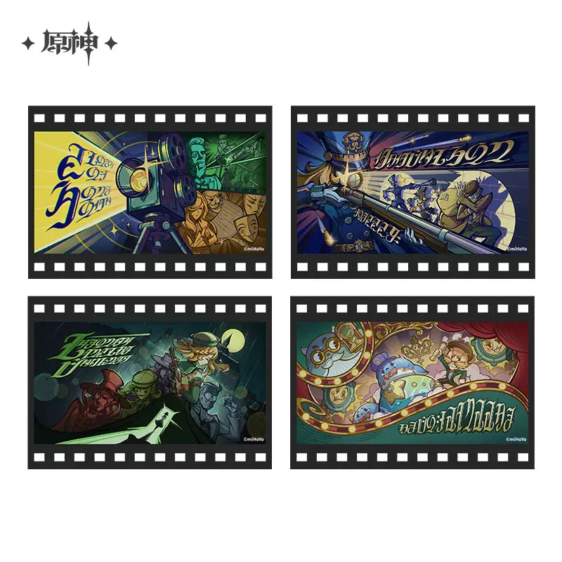 Genshin impact Firefly ACG Exhibition 2023 Roses And Muskets Postcard & Envelope Set