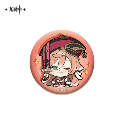 Genshin Impact Chibi Emoticon Series Badge Vol 2