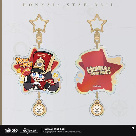 Honkai: Star Rail Pom-Pom Exhibition Hall Series Thumbs Up Acrylic Keychain (In-Stock)