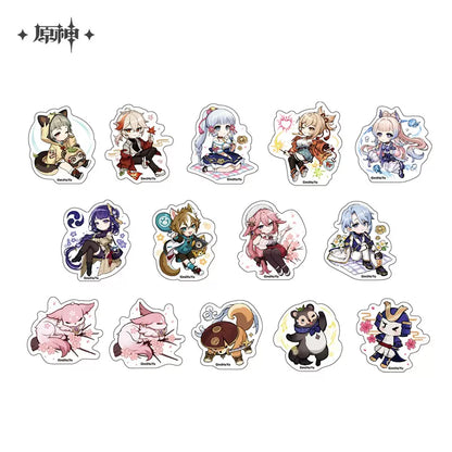 Genshin Impact Outdoor Themed Series Chibi Sticker Pack