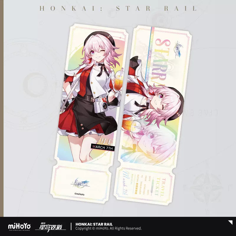 Honkai: Star Rail Time To Feast Collaboration Holographic Ticket March 7th (In-Stock)