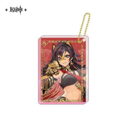 Genshin Impact Themed Series Character Thick Acrylic Keychain