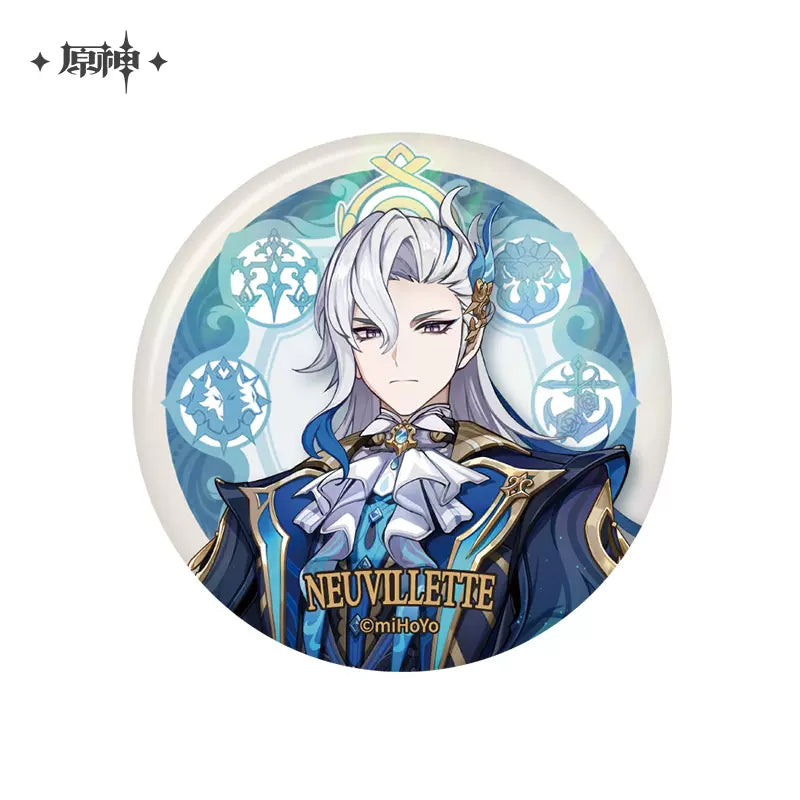 Genshin Impact Fontaine Themed Series Character Badge