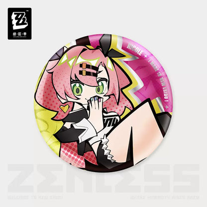 Zenless Zone Zero Ridu Series Chibi Badge Cunning Hares