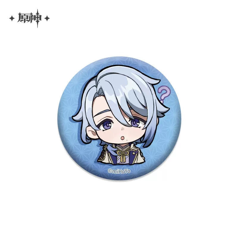 Genshin Impact Chibi Emoticon Series Badge Vol 1