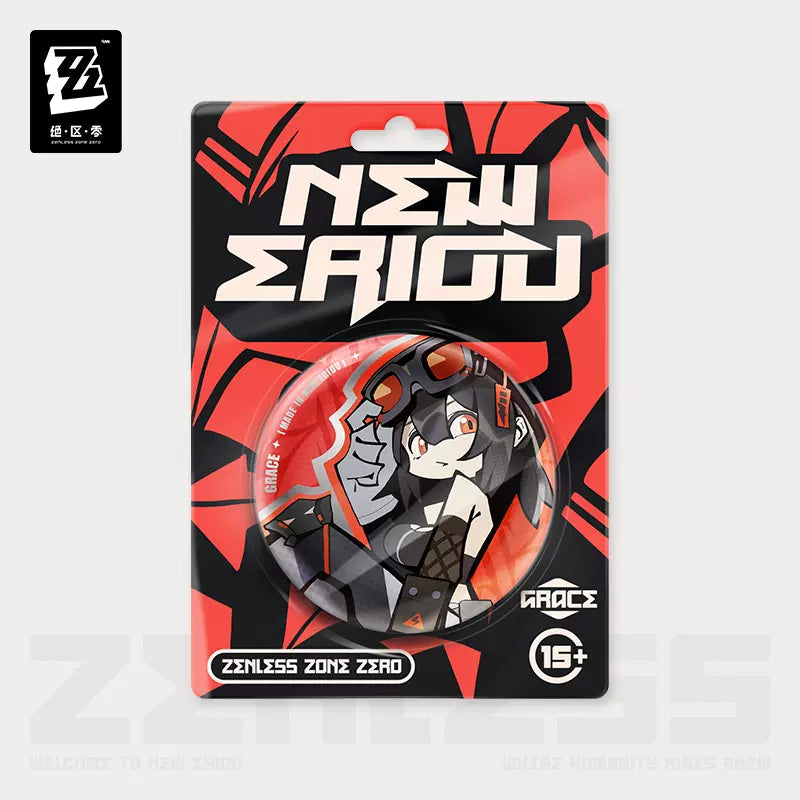 Zenless Zone Zero Ridu Series Chibi Badge Belobog Heavy Industries