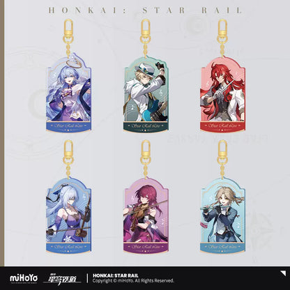 Honkai:Star Rail LIVE Character Acrylic Pendant Keychain