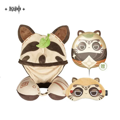 Genshin Impact Sayu Muji-Muji Daruma Eye Mask & U-Shaped Neck Pillow