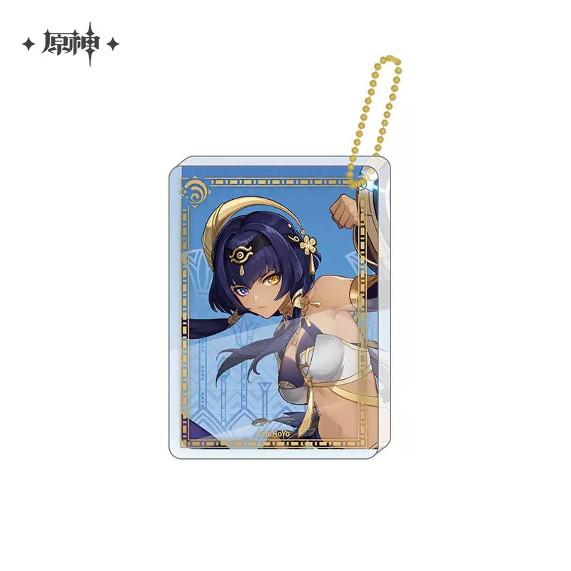 Genshin Impact Themed Series Character Thick Acrylic Keychain