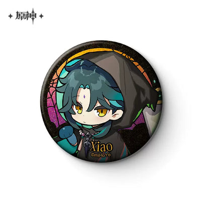 Genshin Impact Halloween Themed Series Chibi Character Badge