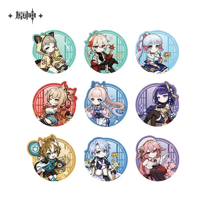 Genshin Impact Outdoor Outfit Themed Series Chibi Character Mousepad