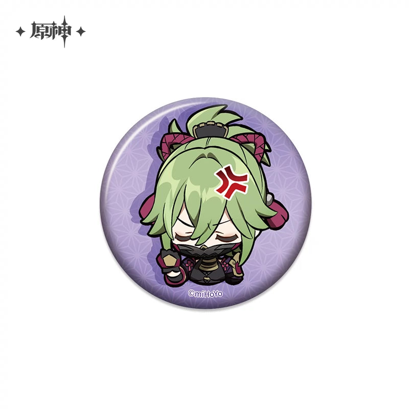 Genshin Impact Chibi Emoticon Series Badge Vol 1