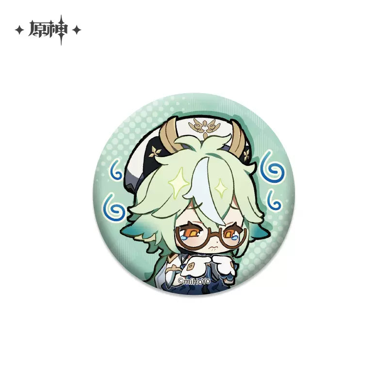 Genshin Impact Chibi Emoticon Series Badge Vol 2