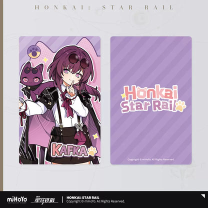 Honkai:Star Rail Tiny Cat Series Laser Ticket Card