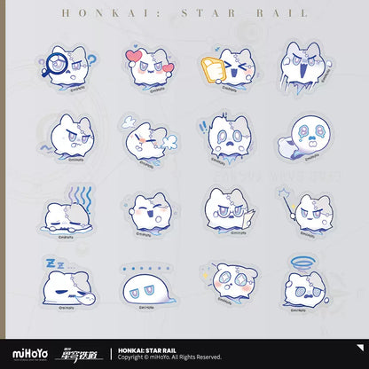 Honkai: Star Rail Pom-Pom Exhibition Hall Series Chibi Series Sticker Pack