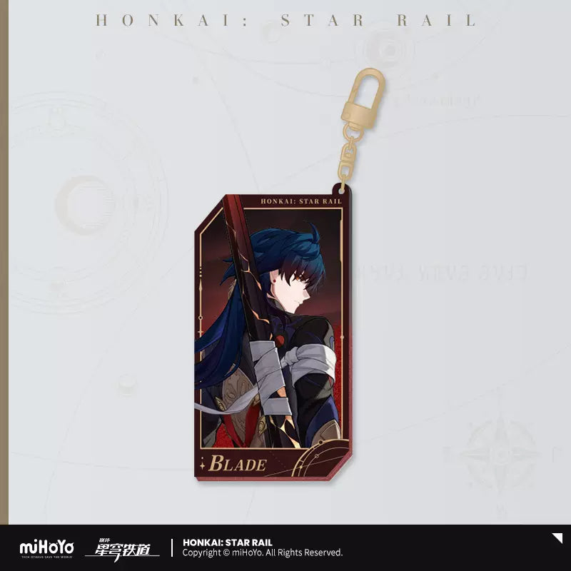 Honkai:Star Rail Star Invitation Series Reflective Quicksand Acrylic Keychain Blade (In-Stock)