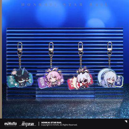 Honkai: Star Rail Pom-Pom Exhibition Hall Series Acrylic Pendant Keychain