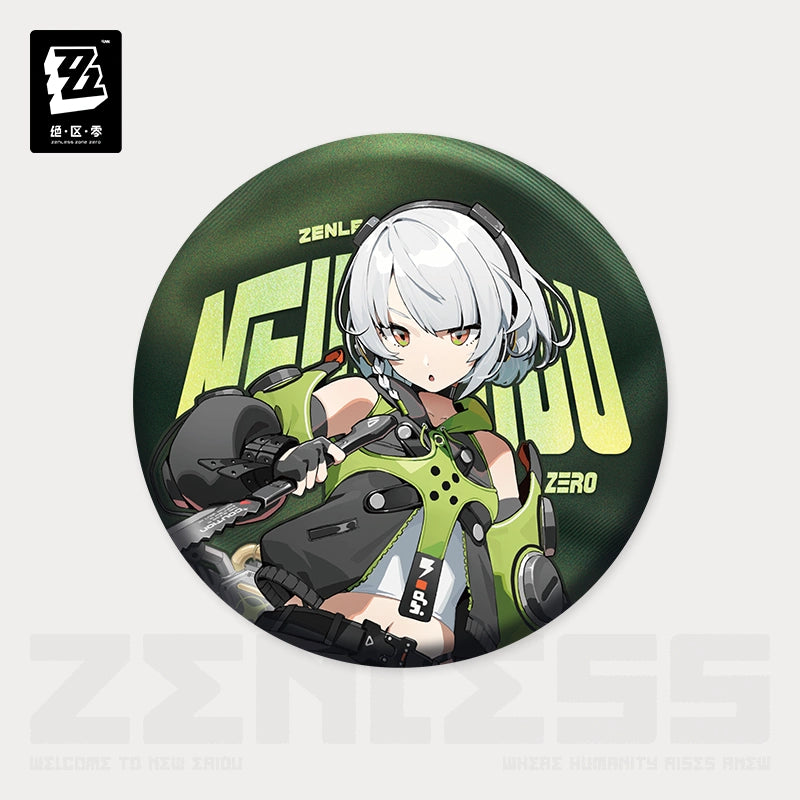 Zenless Zone Zero Tinplate Badge Cunning Hares