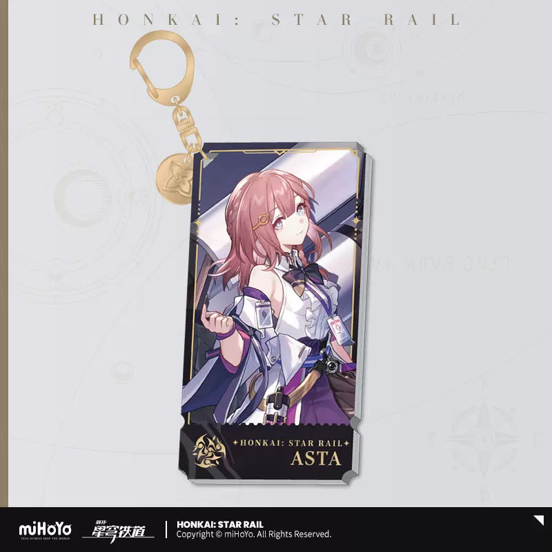 Honkai: Star Rail Harmony Path Character Art Series Acrylic Keychain