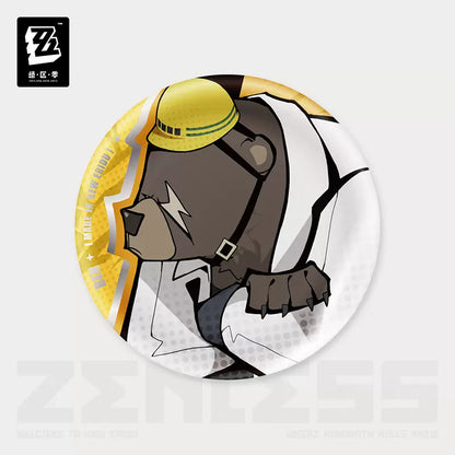 Zenless Zone Zero Ridu Series Chibi Badge Belobog Heavy Industries