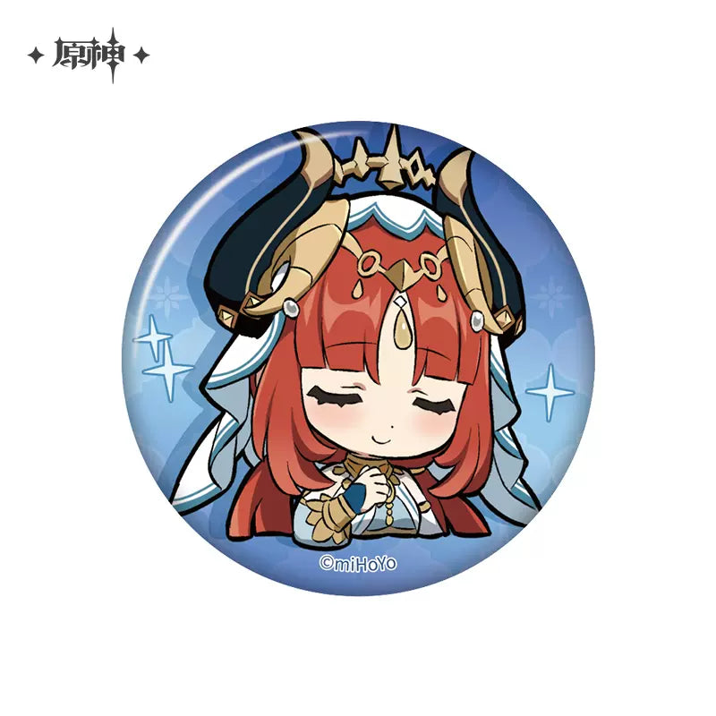 Genshin Impact Chibi Emoticon Series Badge Vol 3