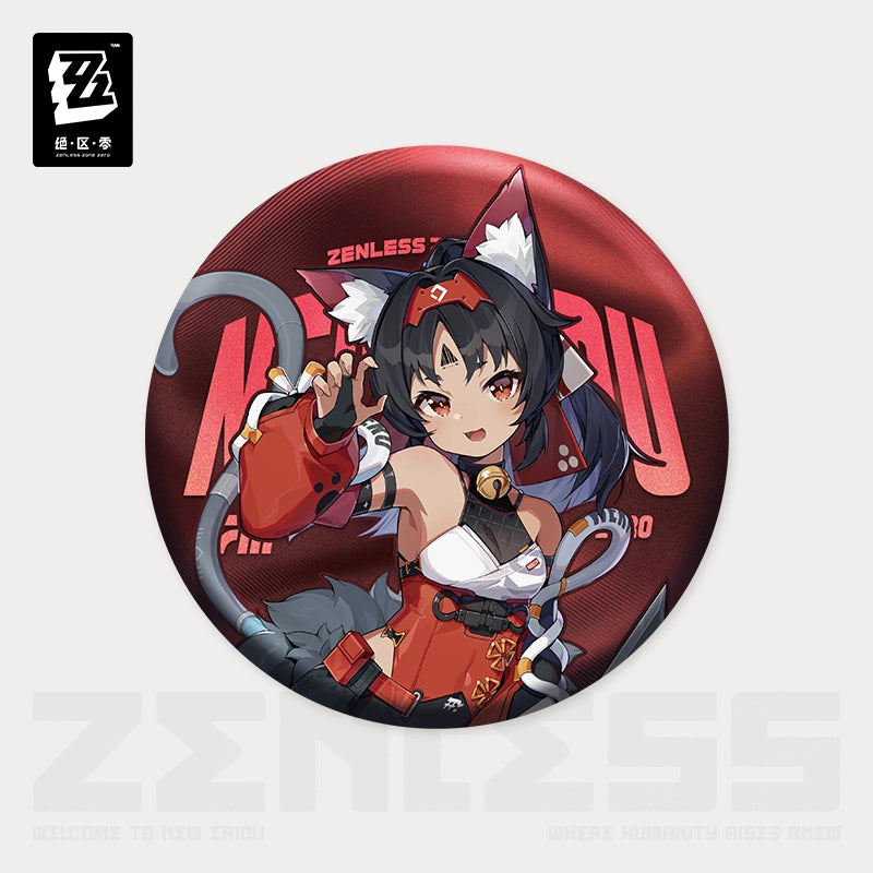 Zenless Zone Zero Tinplate Badge Cunning Hares