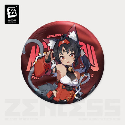 Zenless Zone Zero Tinplate Badge Cunning Hares