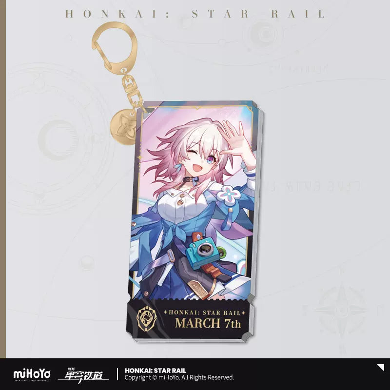 Honkai: Star Rail Preservation Path Character Art Series Acrylic Keychain