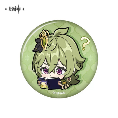 Genshin Impact Chibi Emoticon Series Badge Vol 3