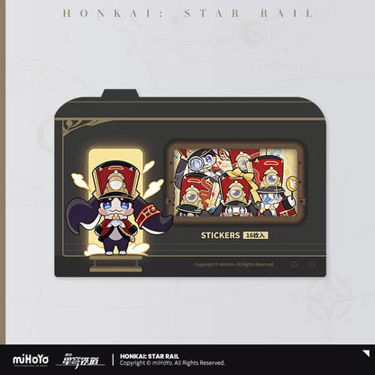 Honkai: Star Rail Pom-Pom Exhibition Hall Series Chibi Series Sticker Pack