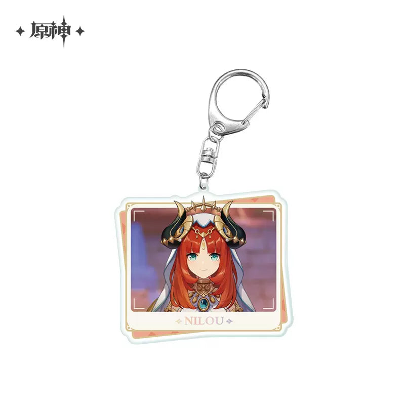 Genshin Impact Character PV Series Acrylic Pendant Keychain